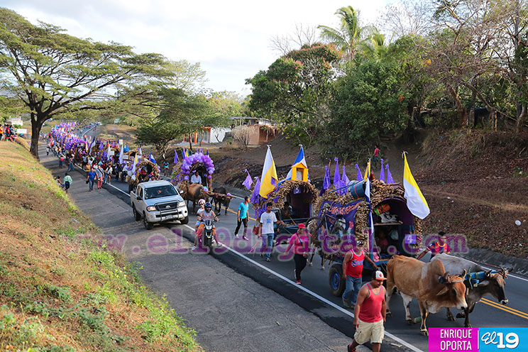 Masaya en gran romer&iacute;a hacia Popoyuapa